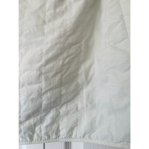 ZARA Cream Quilted Snap Front Nylon Quilted Mini Skirt • Gorpcore • Size S 🔴 - Picture 5 of 5